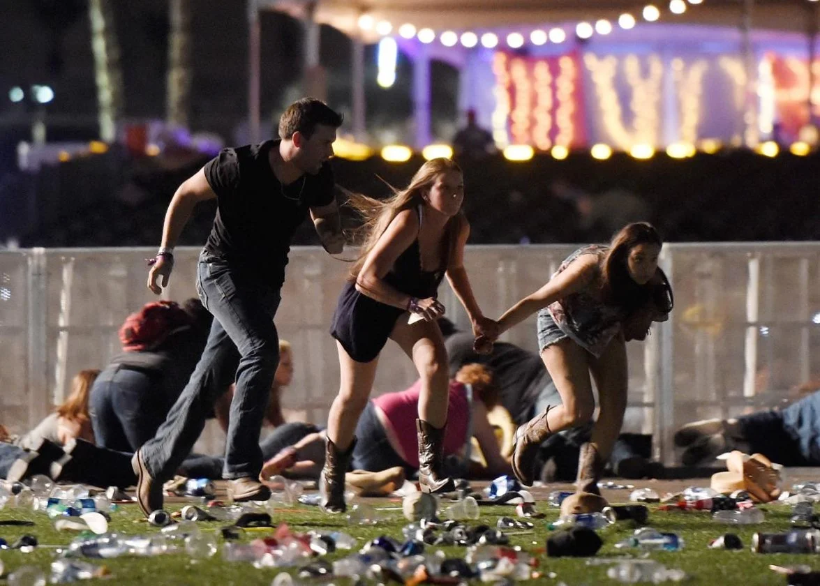 Route 91 Country Music Festival in Las Vegas (2007) - In approximately nine minutes, the attacker shot around 1,100 rounds, according to reports from Las Vegas Metro Police Department. This attack claimed the lives of 58 people with a still undetermined number of others (estimates are in the hundreds) wounded by gunfire.