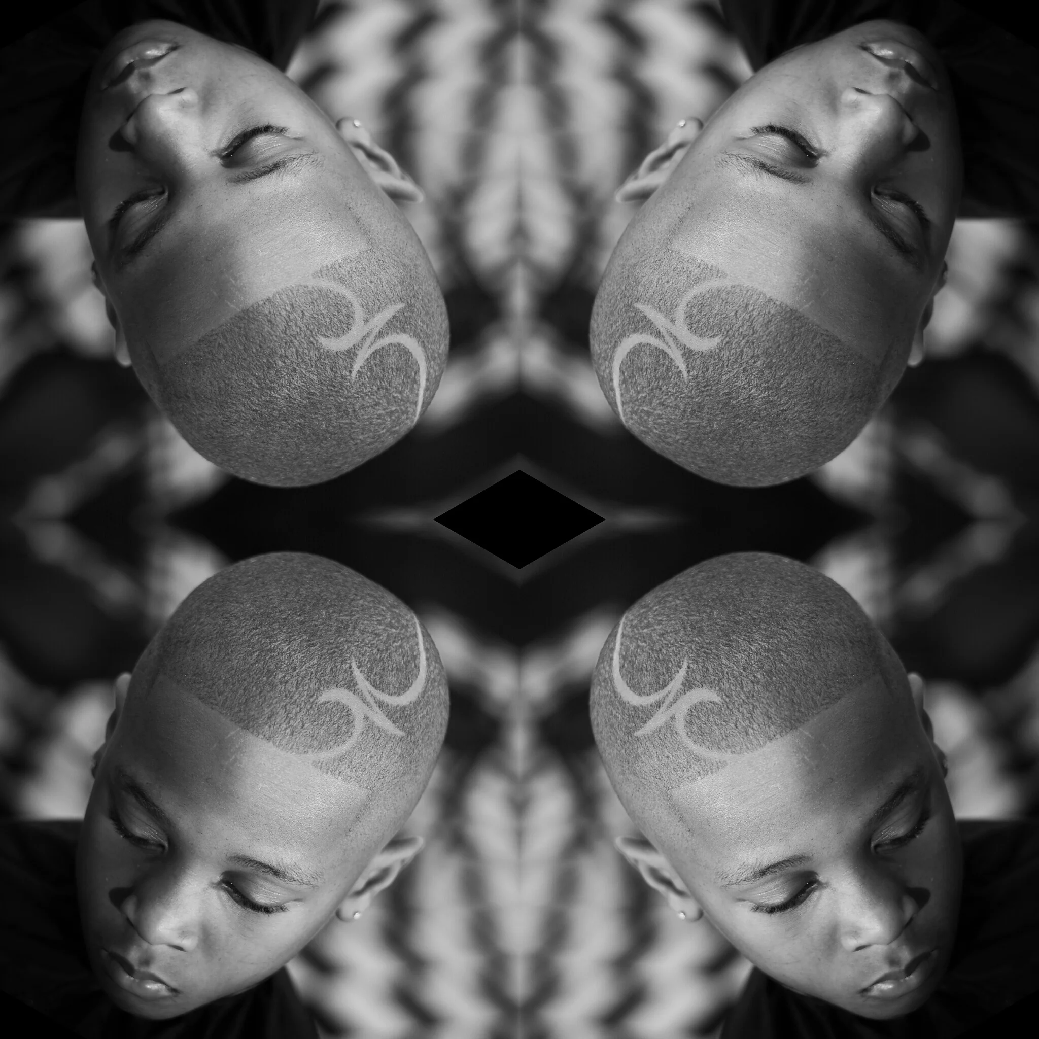 Bald Fade with Design