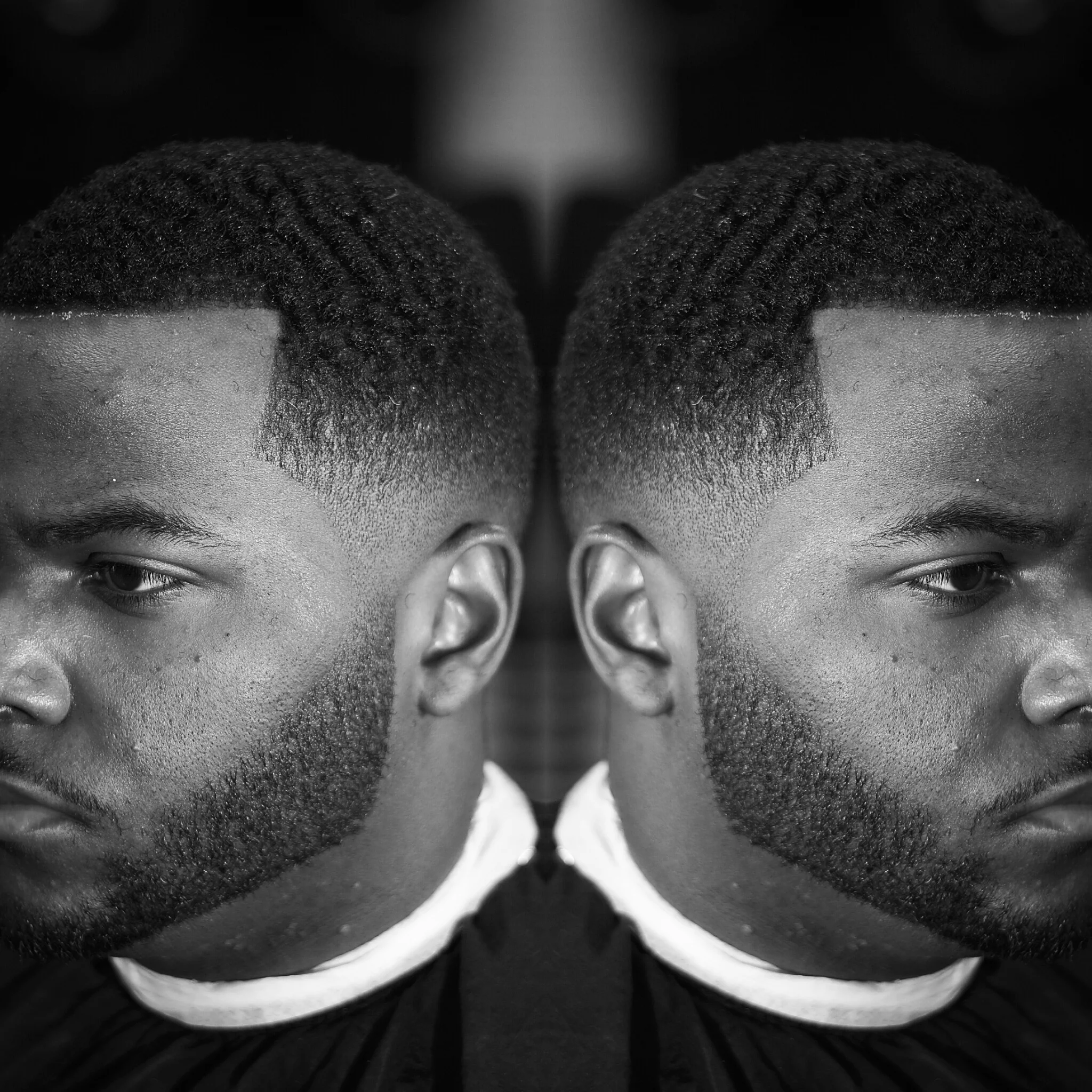 Drop Fade with Sponge and Beard