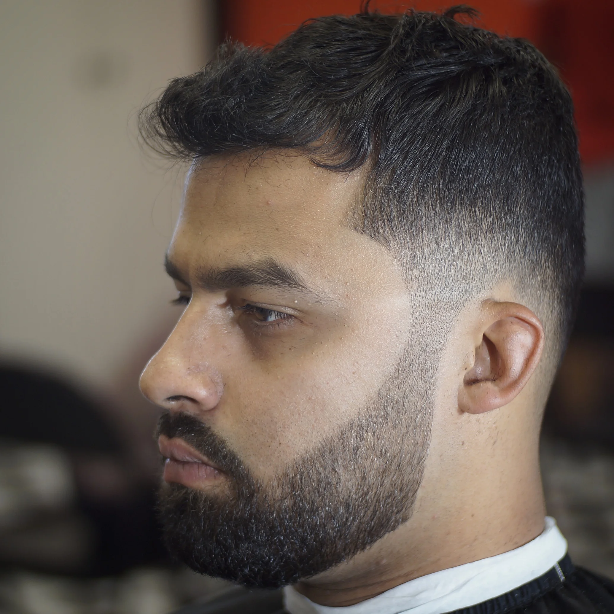 Light Fade with Beard