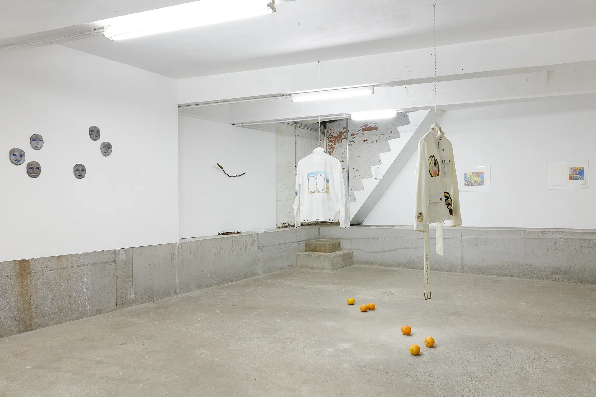 I AM SO MULTIPUL IN NIGHTS @The Pool photo @Alexey Shlyk Curated@Pádraic E. Moore Two jackets collaboration @avoidstreet(Eduardo Leon), oranges, stickers, audio ,earphone