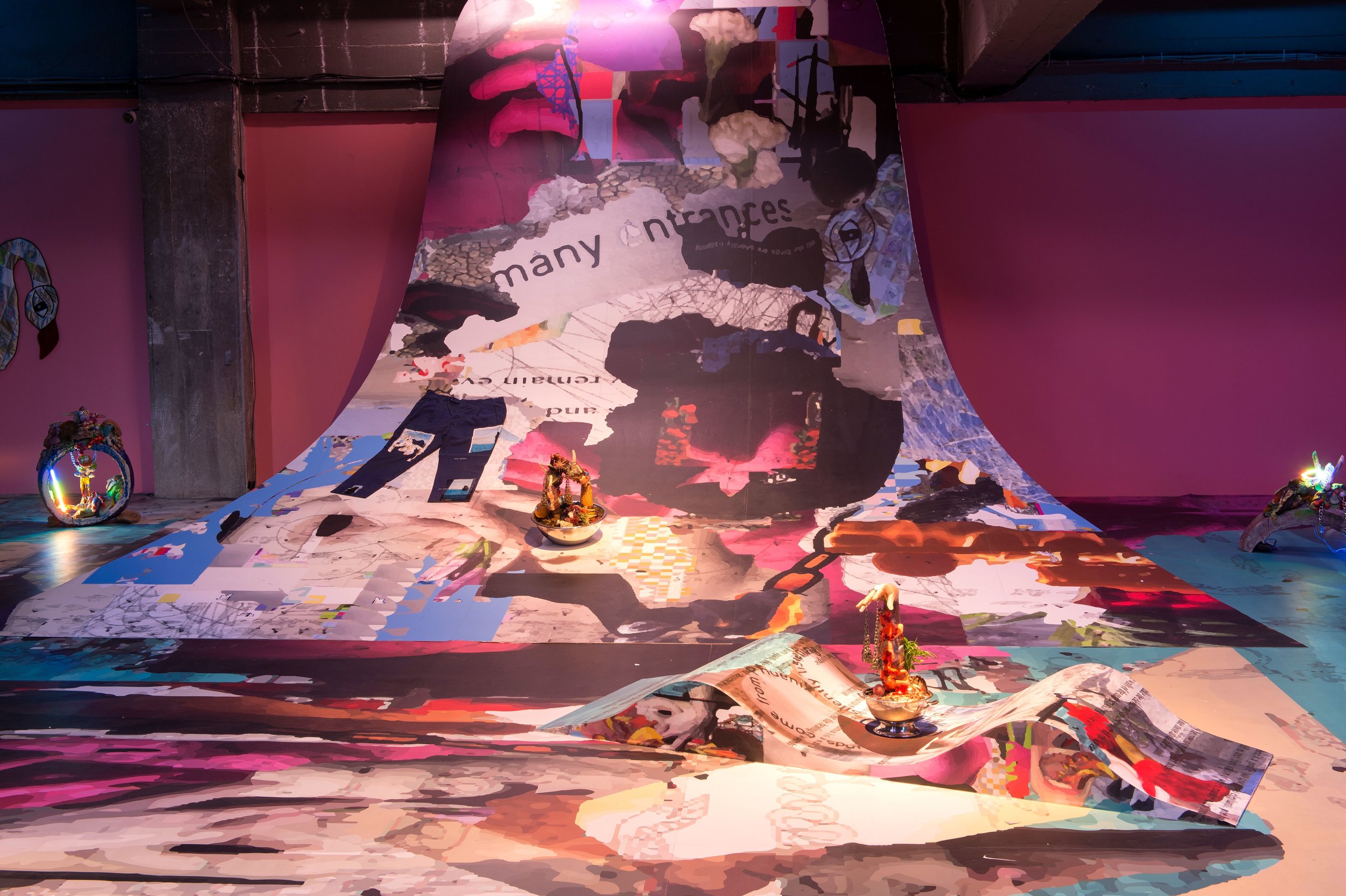  Flotsam, Jetsam,Lagan and Derelict, 2019 @Palais de Tokyo  Princesses des villes photo@ Aurélien Mole  Concept and installation  |  Mehraneh Atashi  Spatial design development &amp; fabrication plan  | https://www.mershandlee.com  Production I Palai