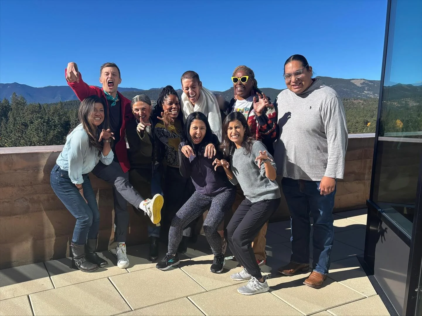 I love these humans deeply. 🔻

For the beautiful&amp; brave work we have done together this year to support education leaders in their racial equity journeys.  For the laughter amidst the complexities.  For modeling how to practice &ldquo;Relationsh
