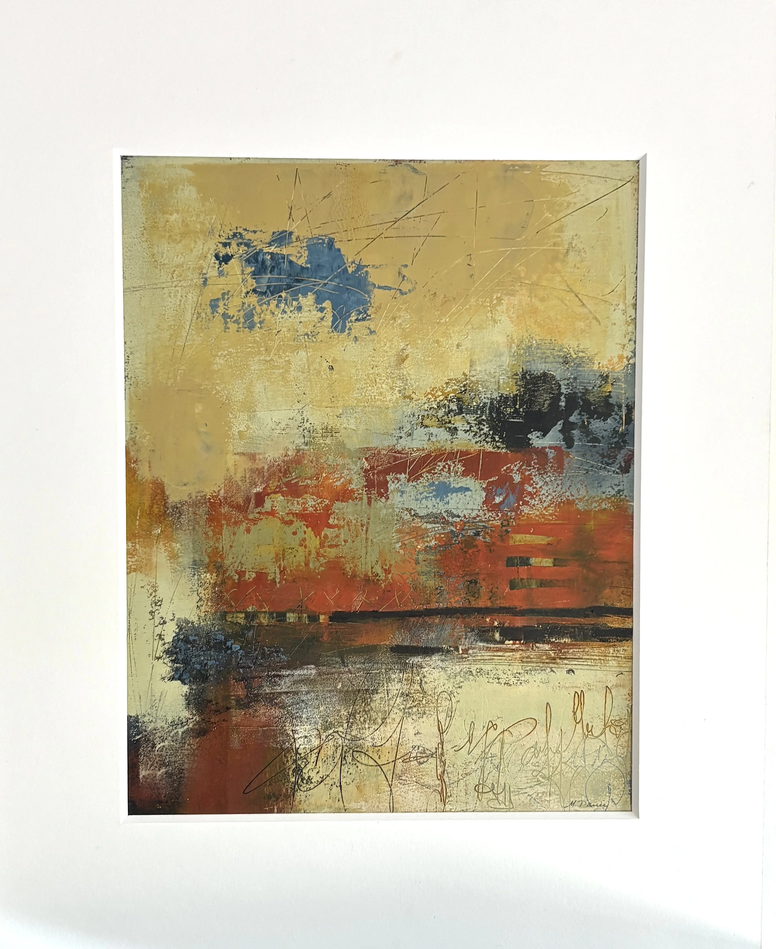 Across Space 16x20"/8PLY Mat/framed