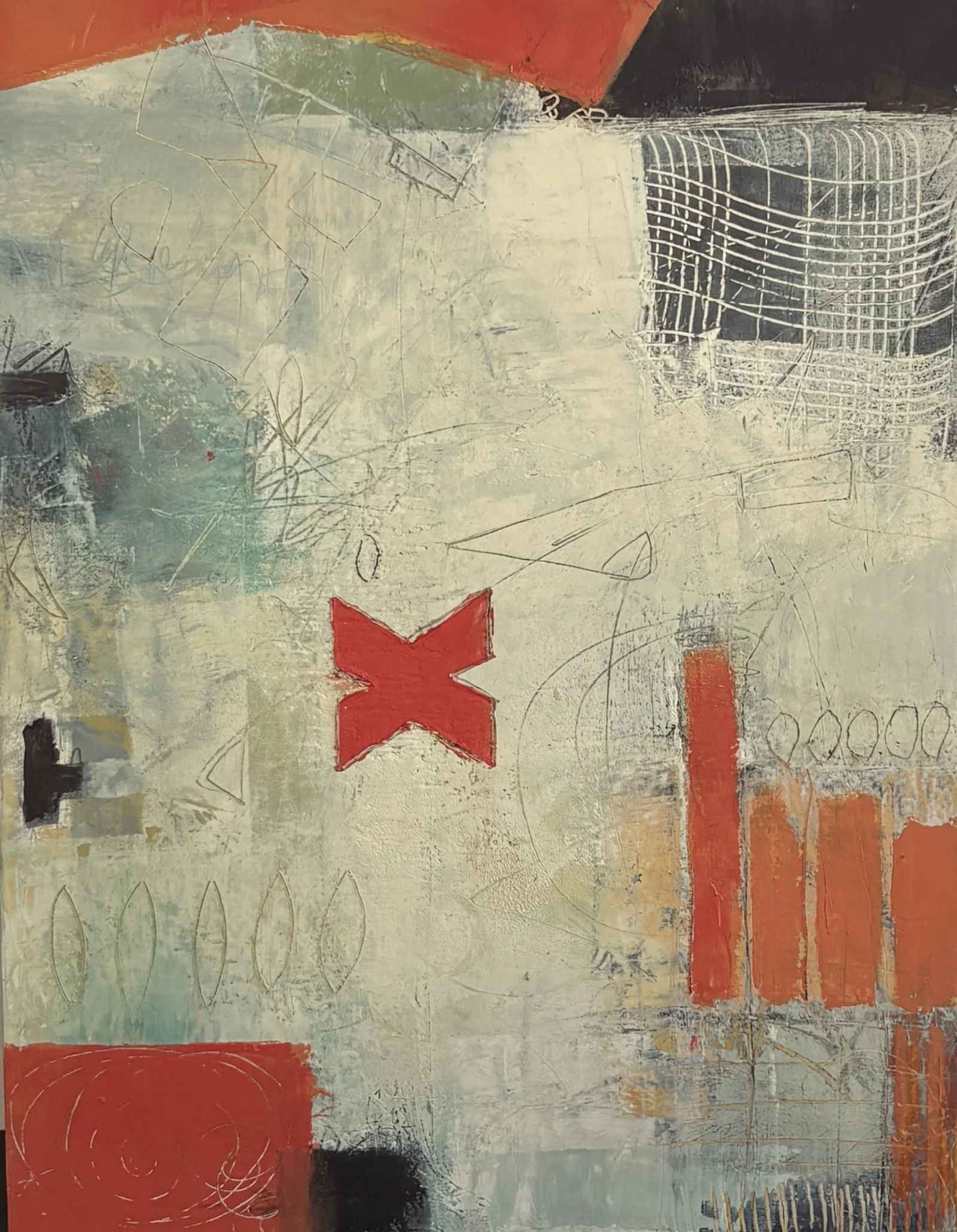 Art of Play Four 10x13x1.5"on panel