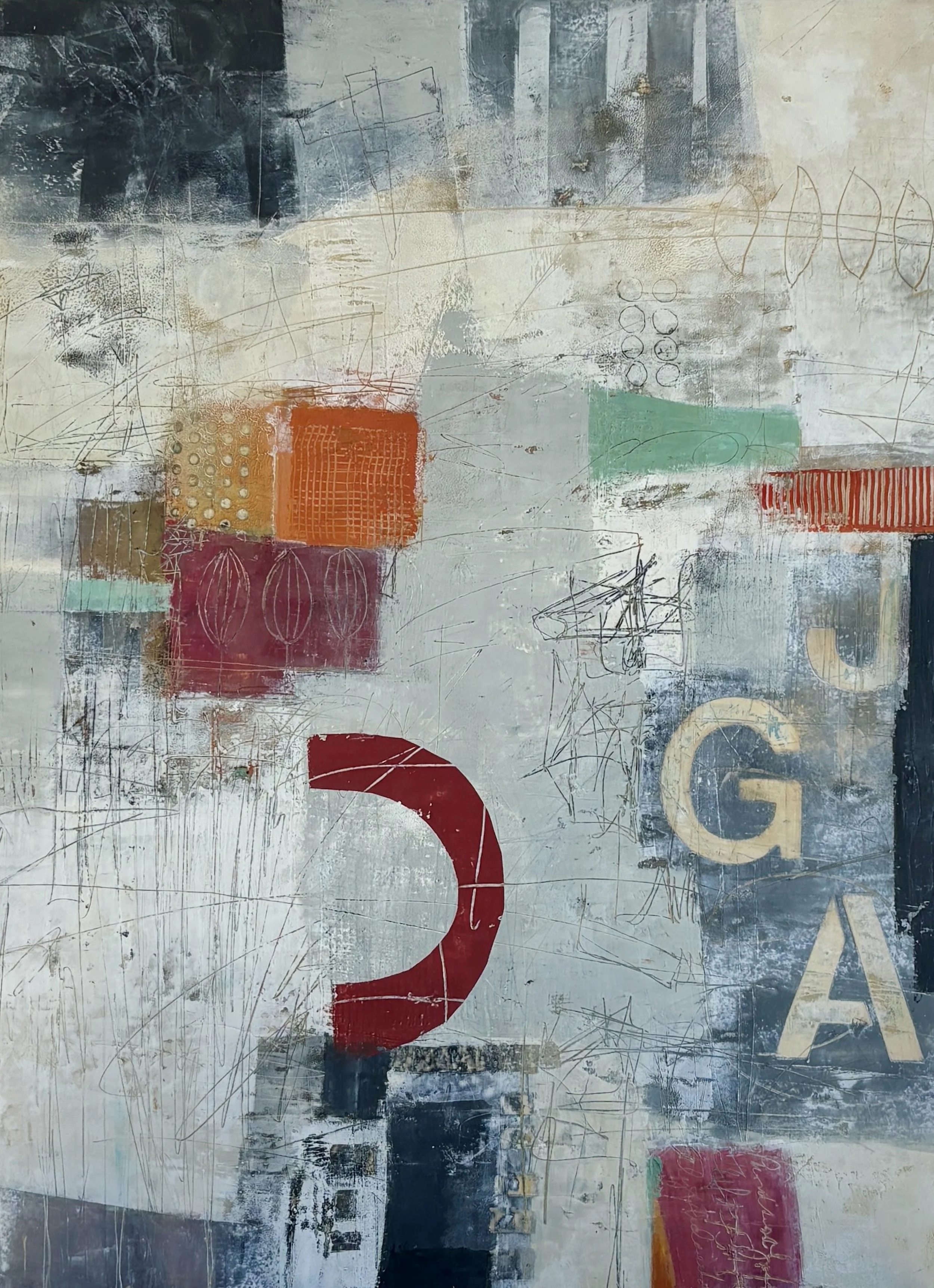 Shout Out/19x25x1.5"on panel 