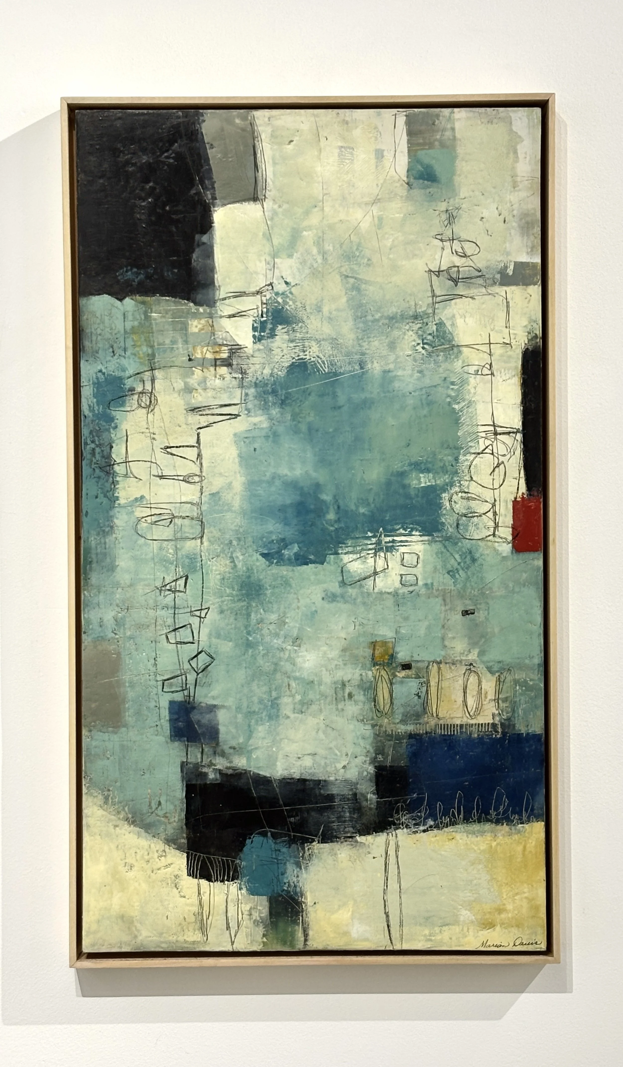 On a Frosty Morning 19x34x1.5"on panel/framed