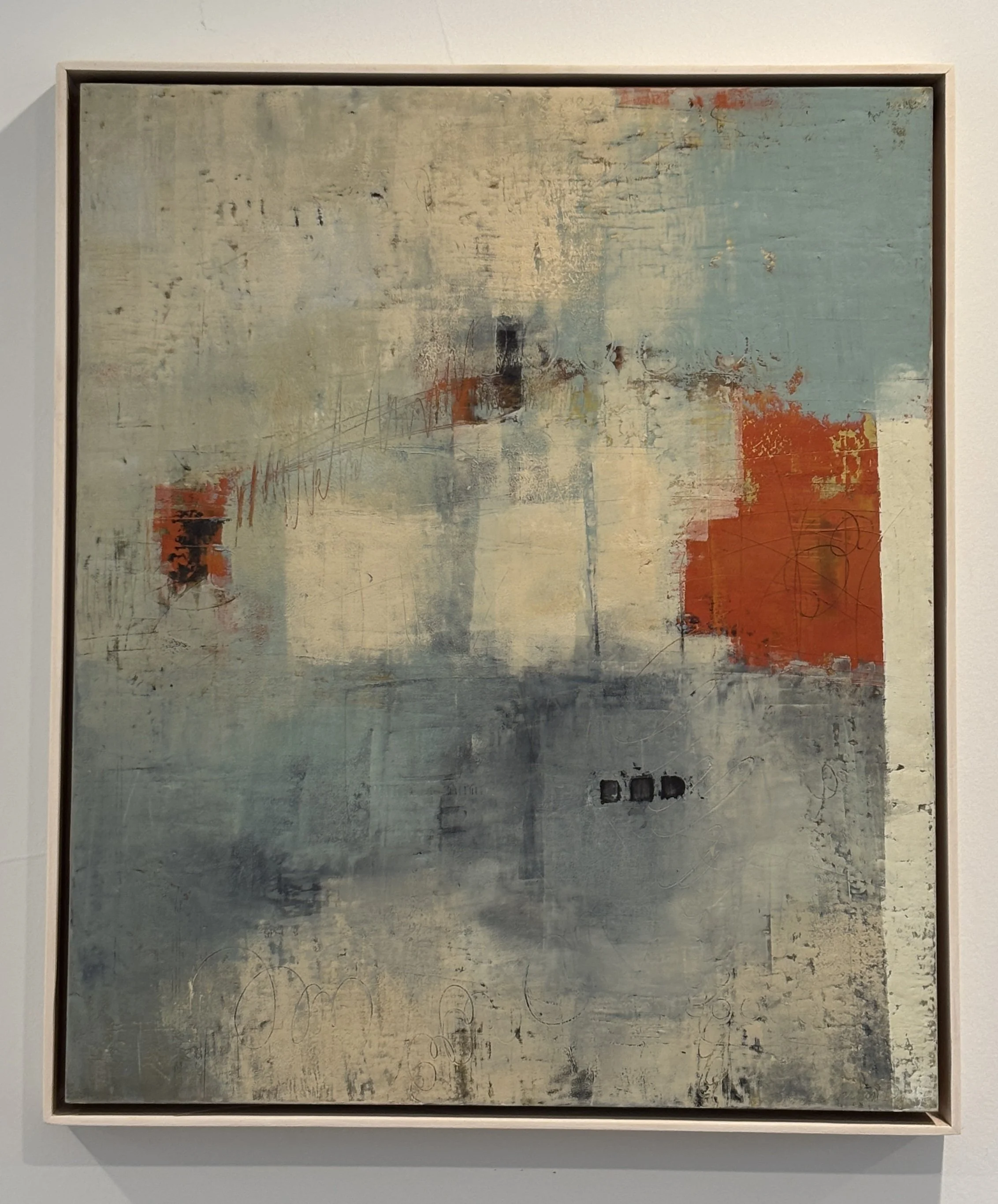 Boxed In/20.5x24x1.5"on panel/framed