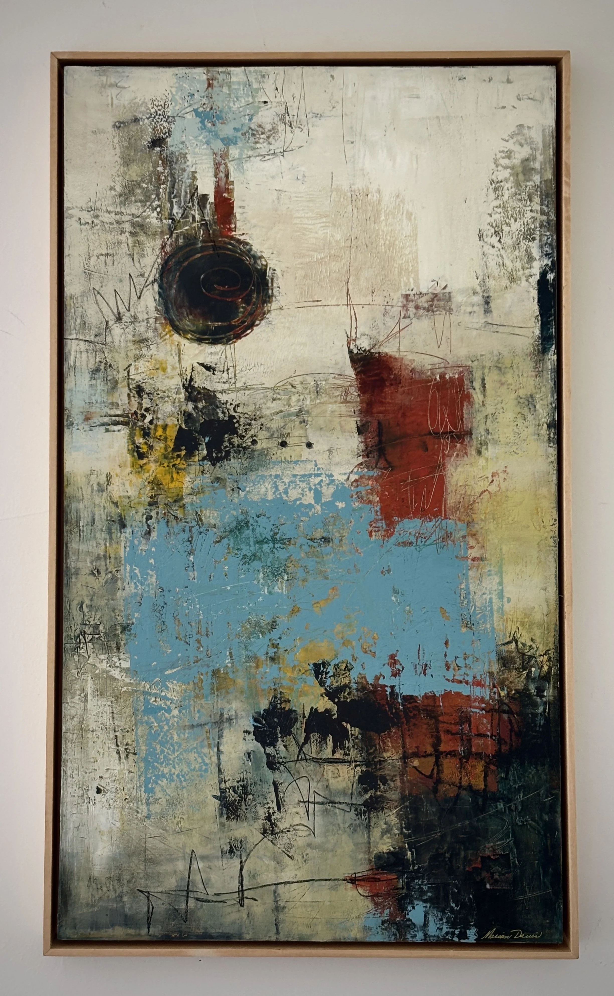 What an Attitude 19x33x1.5"on panel/framed