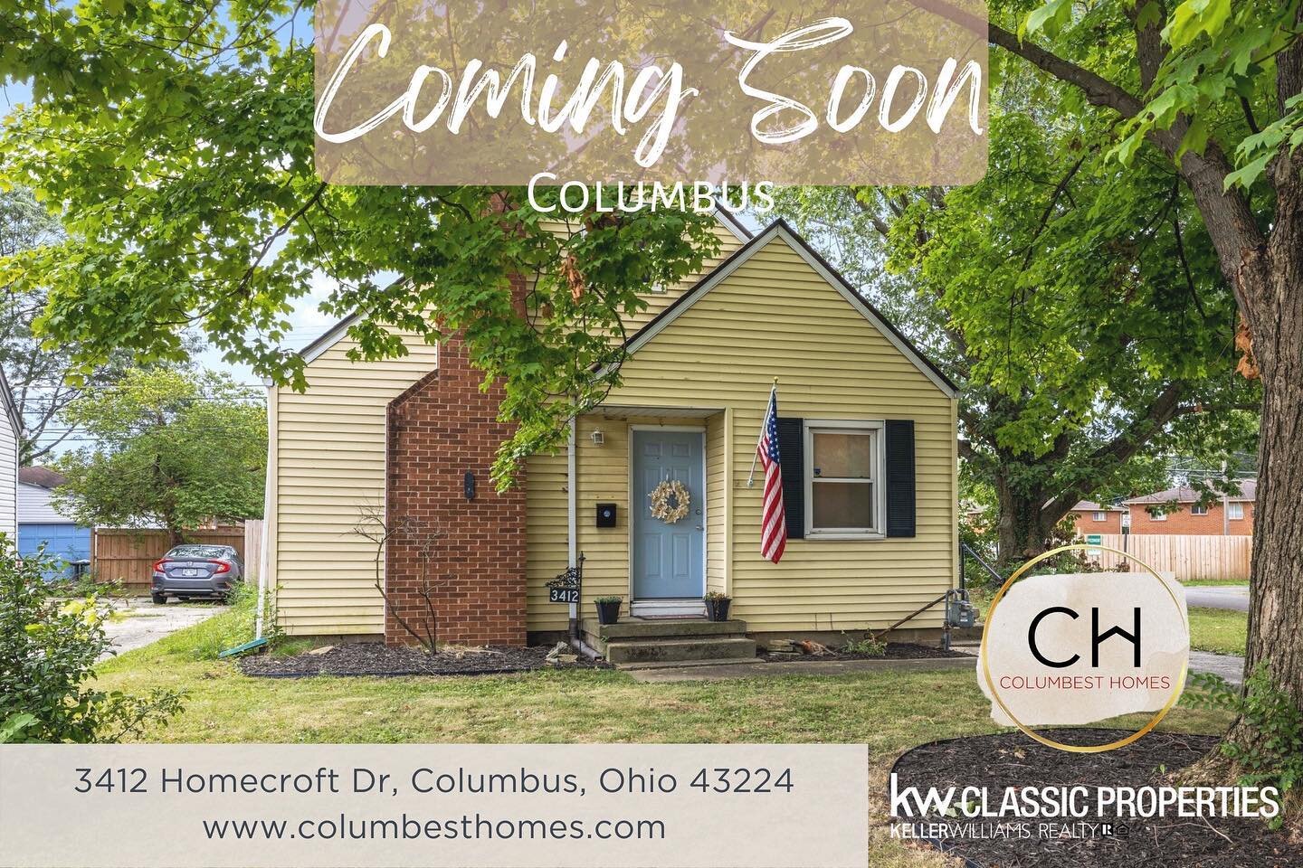 10 pictures don&rsquo;t do this #ComingSoon home justice! Head to link in bio for all the details 👀 and setup your showing now 🚪
Showings start Sat 8/20 &amp; open house is from 12pm-2pm 🏡
&hellip;
3412 Homecroft Dr, Columbus, Ohio 43224
Listed by