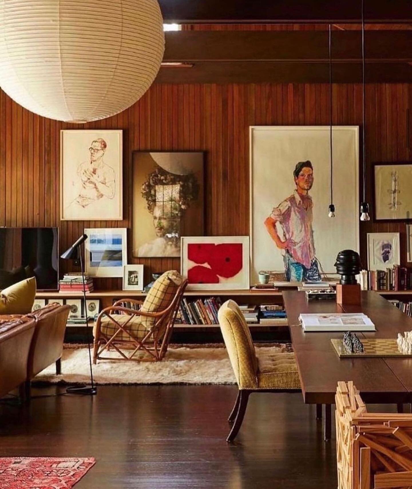 Art for days. Via @maxwelltylerr photographed by Tim Williams for @archdigest.