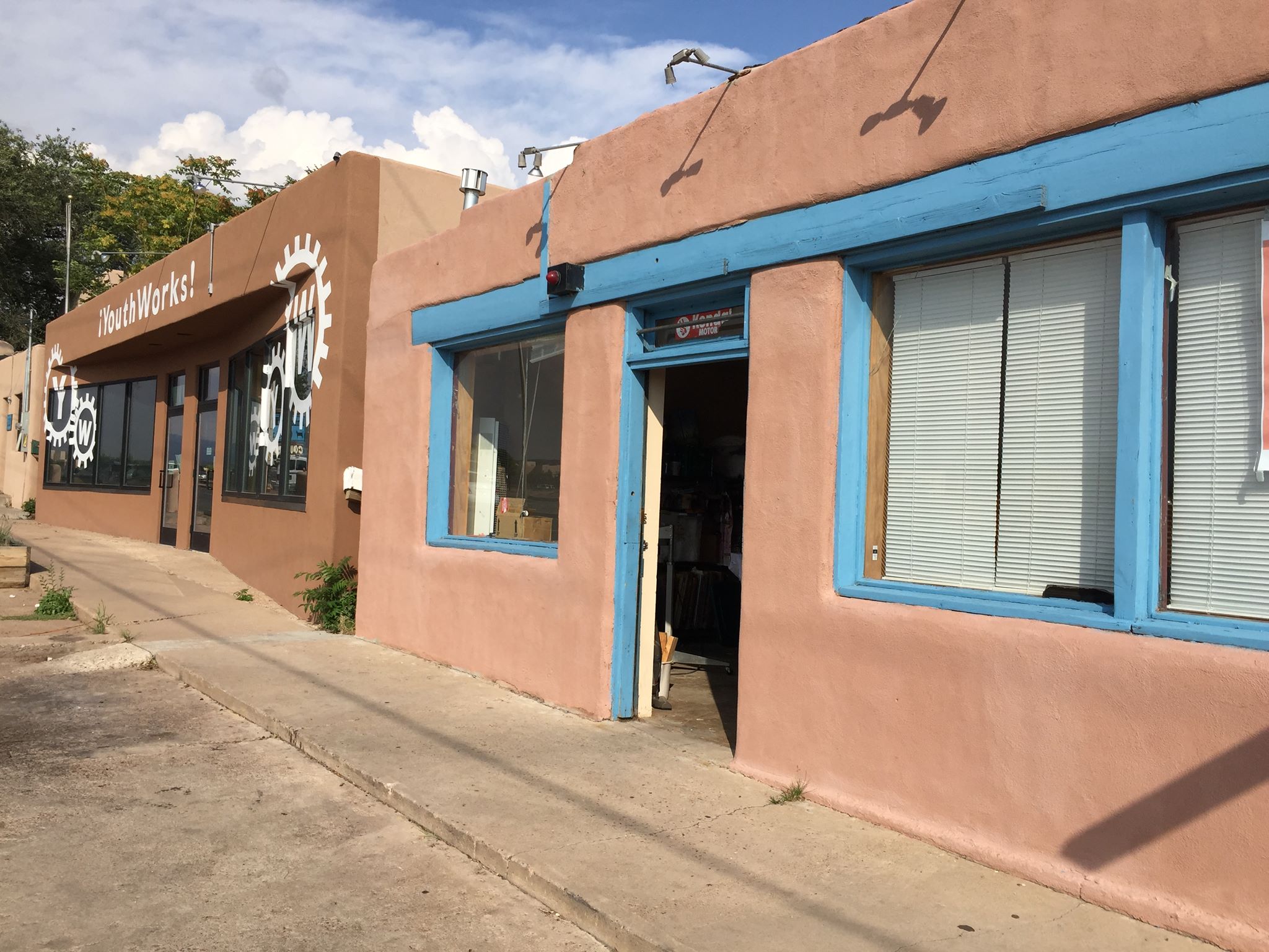 The new home of Santa Fe Community Screenprinting.