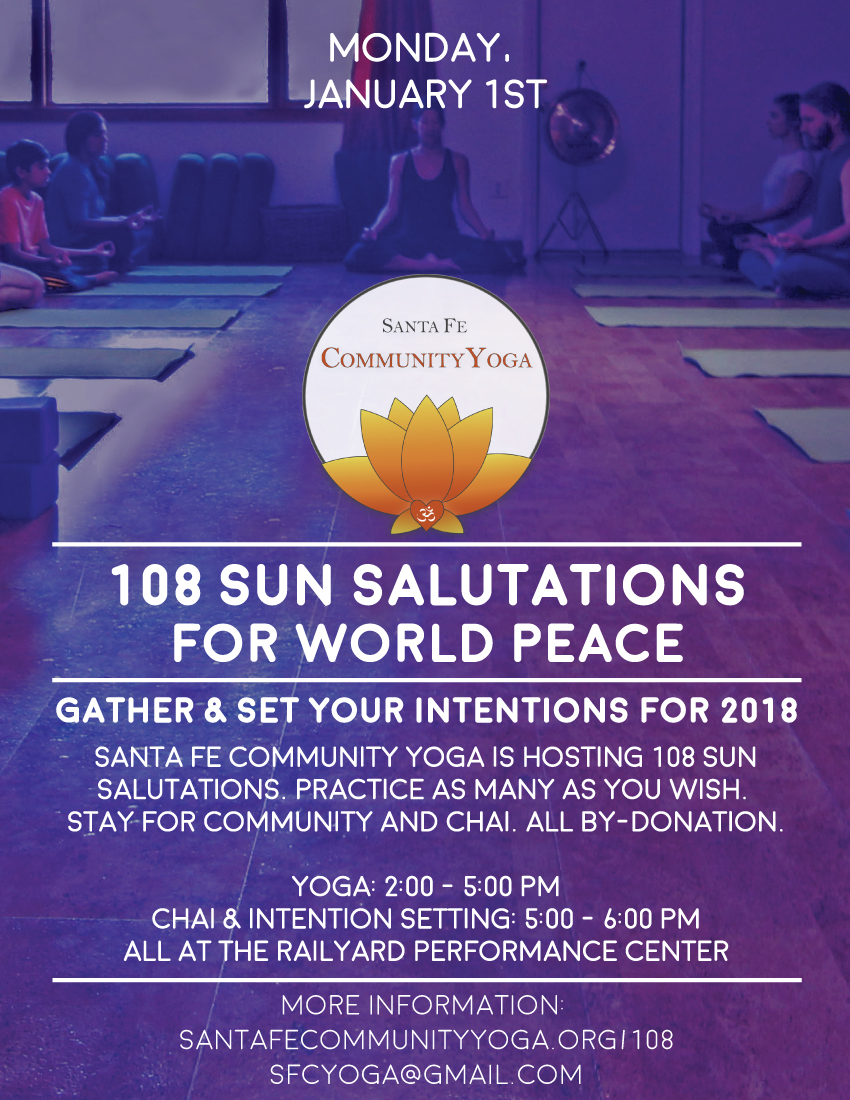 108 Sun Salutations for World Peace