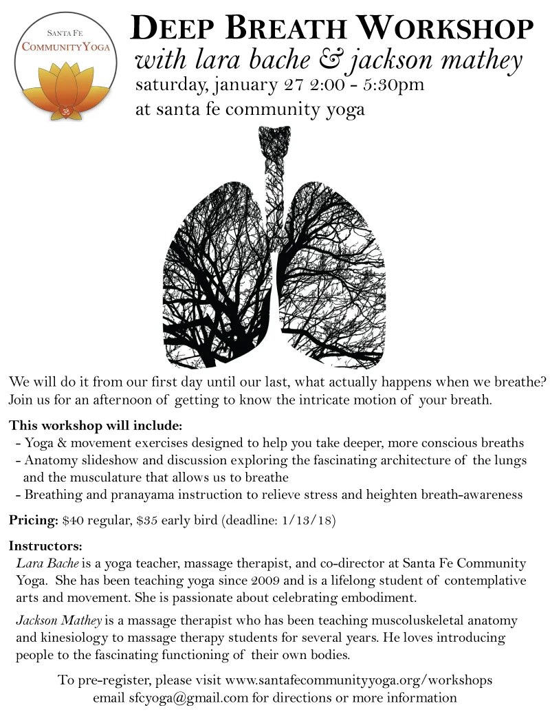 Deep Breath Workshop