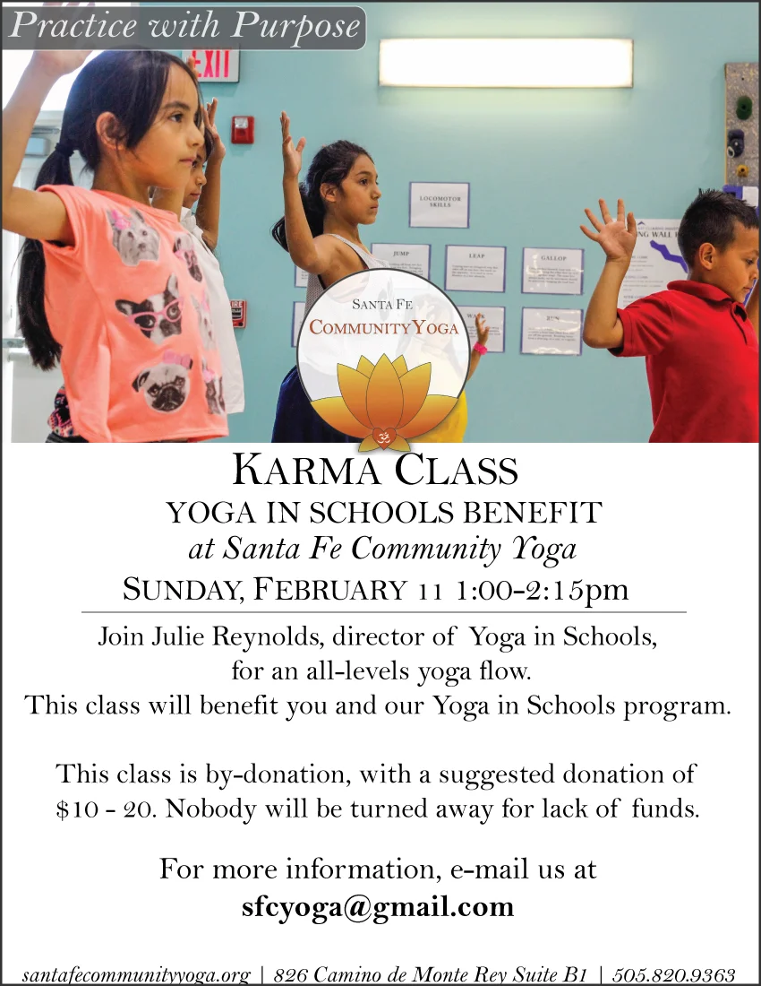 Karma Class: Yoga in Schools Benefit
