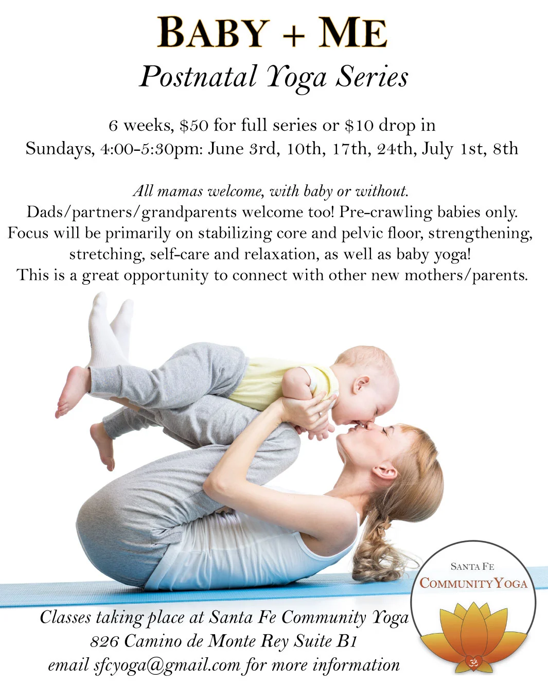 Baby + Me Postpartum Yoga Series