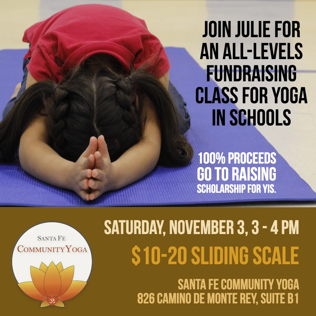 Yoga in Schools Fundraising Class