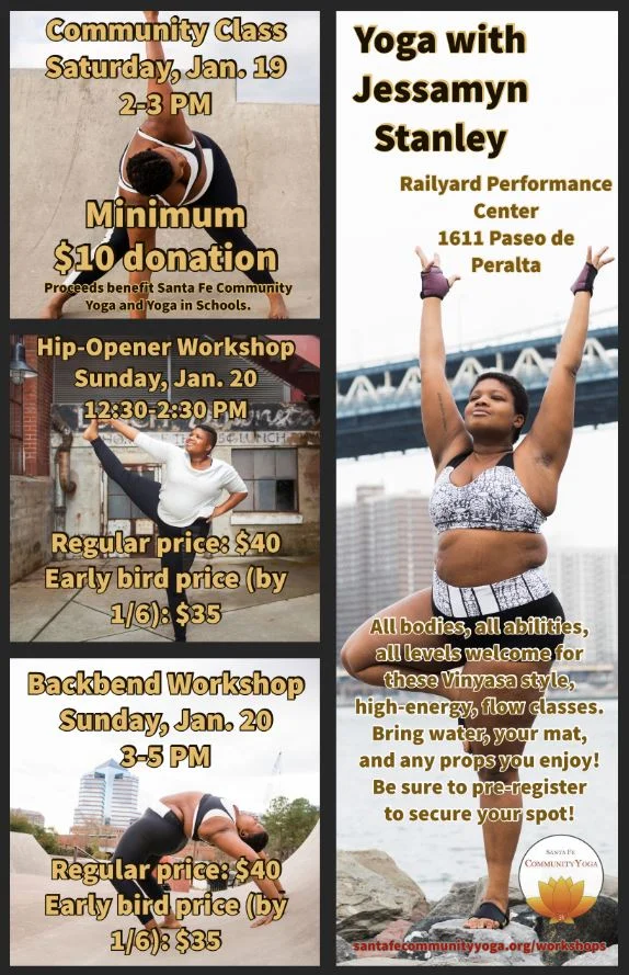 Community Class &amp; Workshops with Jessamyn Stanley