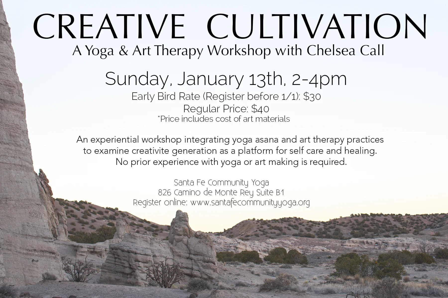 Creative Cultivation - A Yoga & Art Therapy Workshop