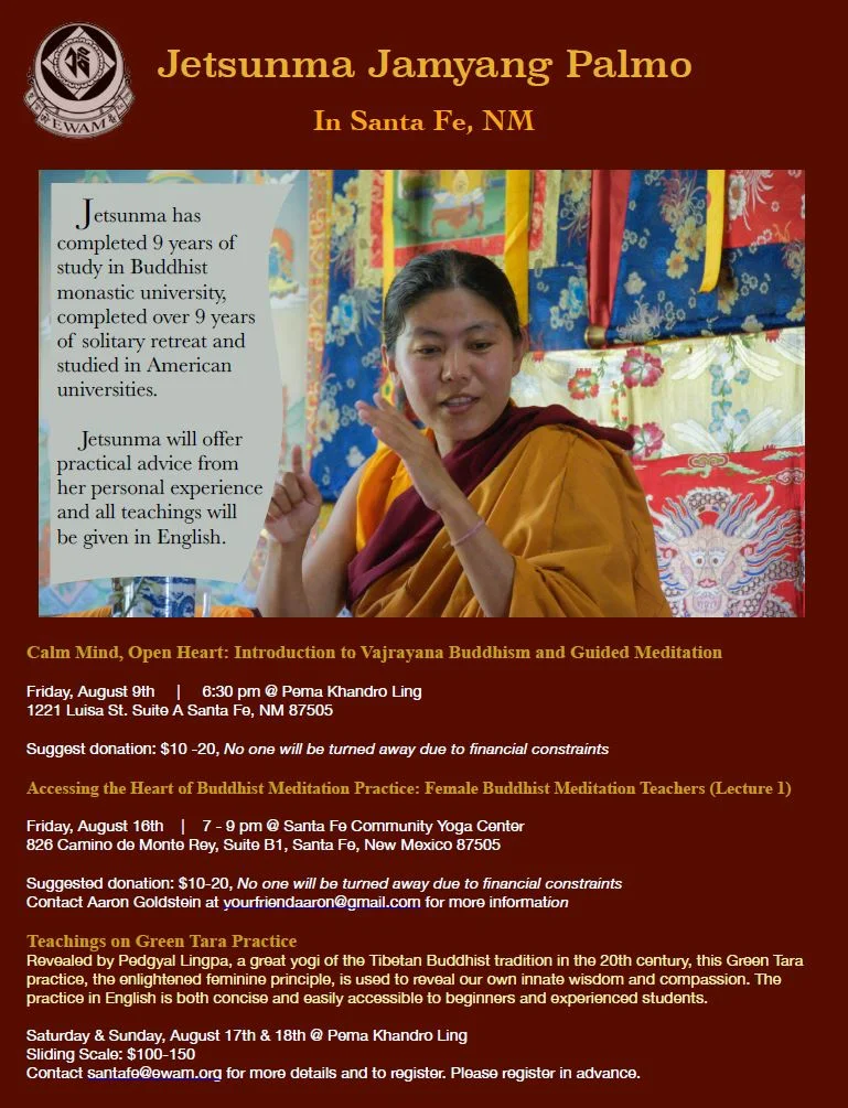 Jetsunma Jamyang Palmo in Santa Fe
