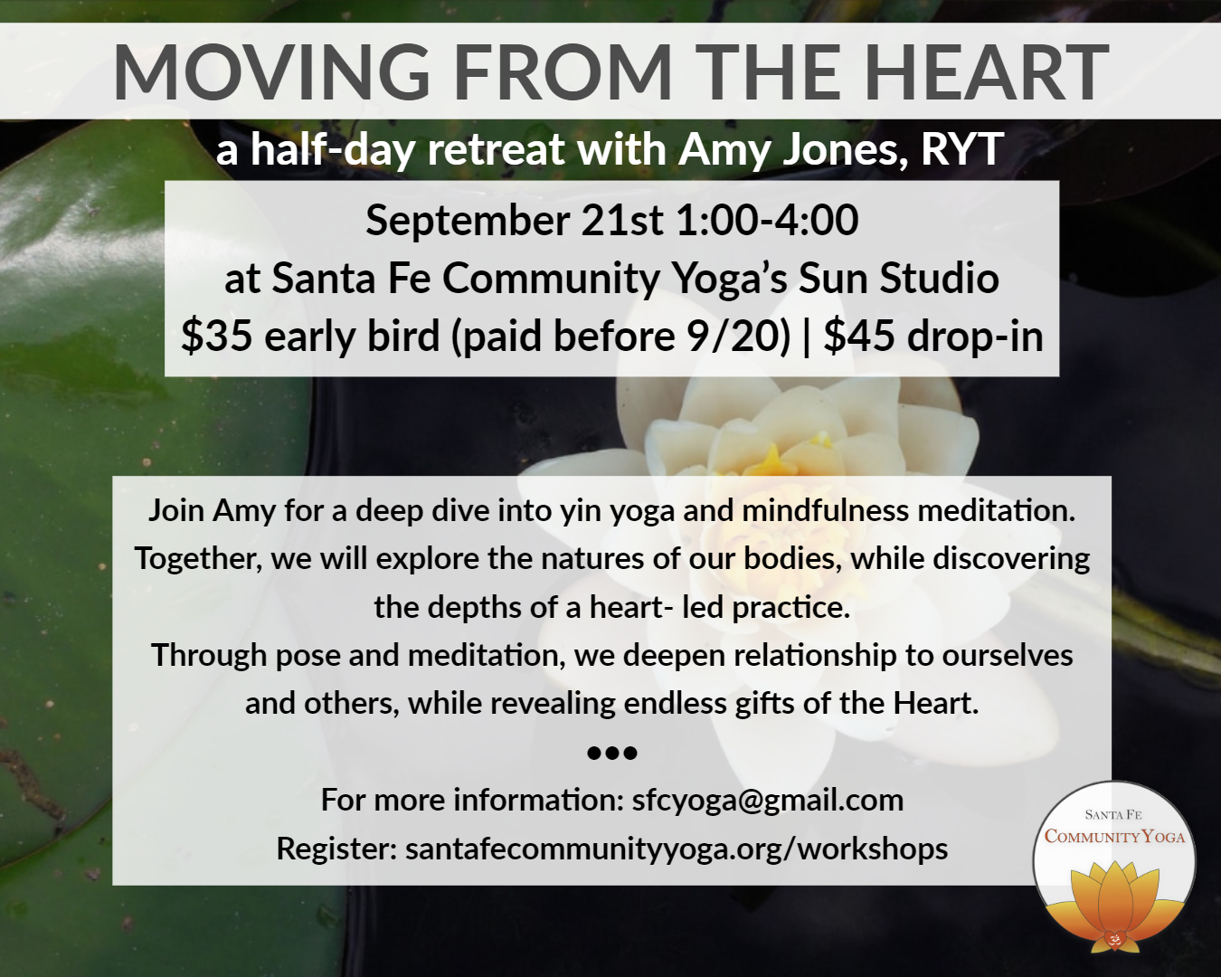 Moving From the Heart Yoga Retreat