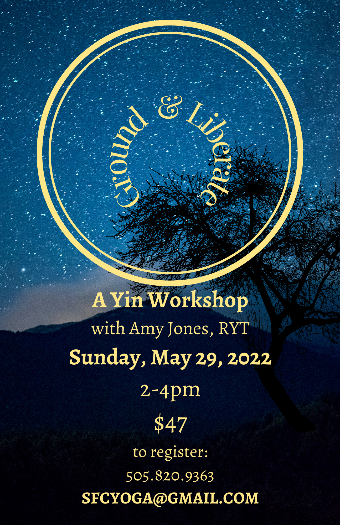 Ground and Liberate: A Yin Workshop
