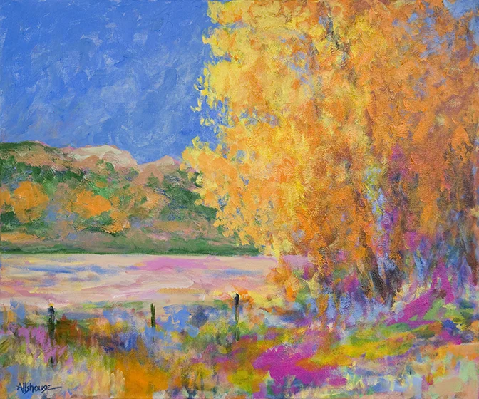"New Mexico Autumn" 24" X 30" Acrylic on Canvas