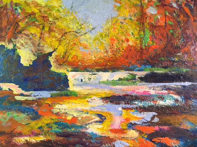 "Changing Fall" 24" X 30" Acrylic on Canvas