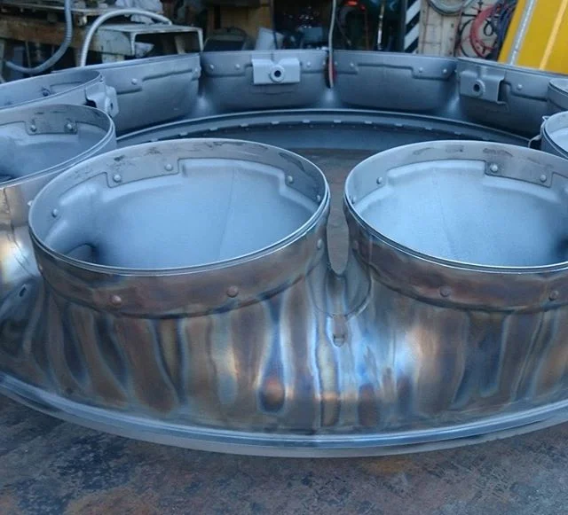 Mid section to be installed back into the F4 Phantom Jet engine coffee table. ✈✈✈✈✈✈✈✈✈✈✈✈✈✈✈
Available on my website. 
#neomoddesign #industrial #interiordesign #interiors #decor #design #art #engineering #avgeek #aviators #pilotlife #pilot #jet #je