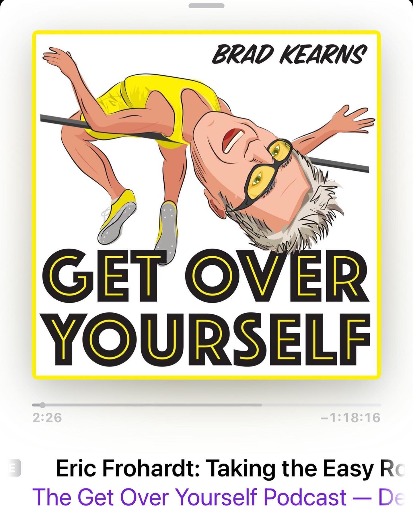 Such a great episode of the @bradkearns1 Get Over Yourself podcast. @ericfrohardt goes over his path from small town Iowa to becoming a Navy SEAL. His journey is incredible and inspiring. Super grateful to have met Eric, as he has been a great friend