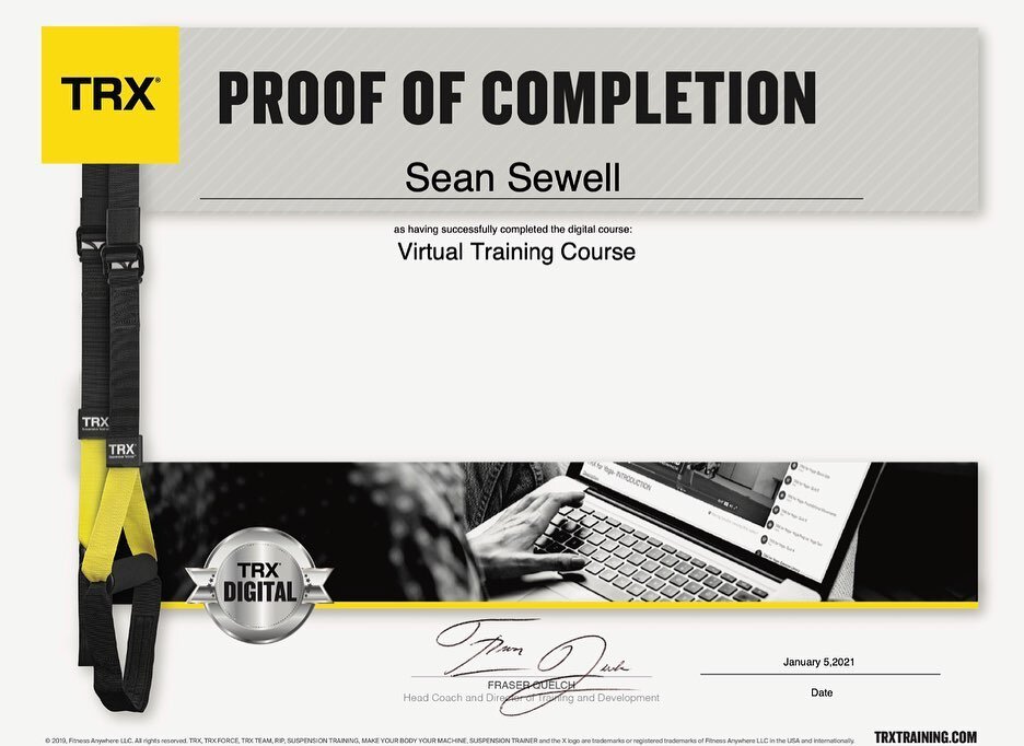 I have really been enjoying training students online this last 10 months. So much so that I have been coaching other fitness pros on how to provide the best audio, video and service to their clients and students as well. TRX offered a course on this 
