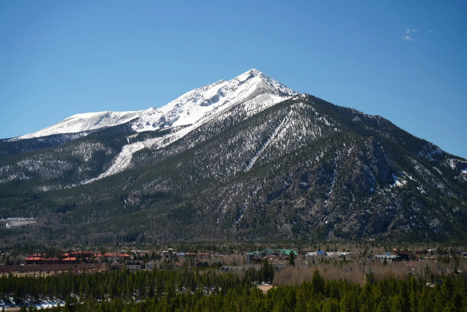 Gorgeous views up here in Frisco today.