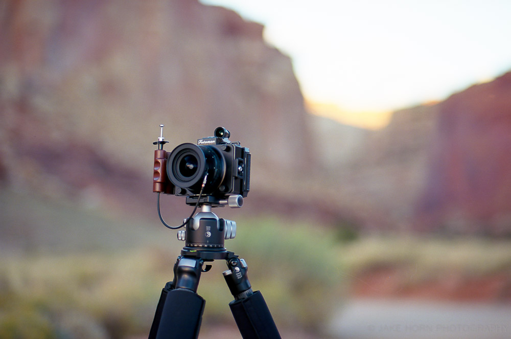 The Fotoman 69HPS with 47mm f5.6 Super-Angulon XL and Voigtlander Viewfinder