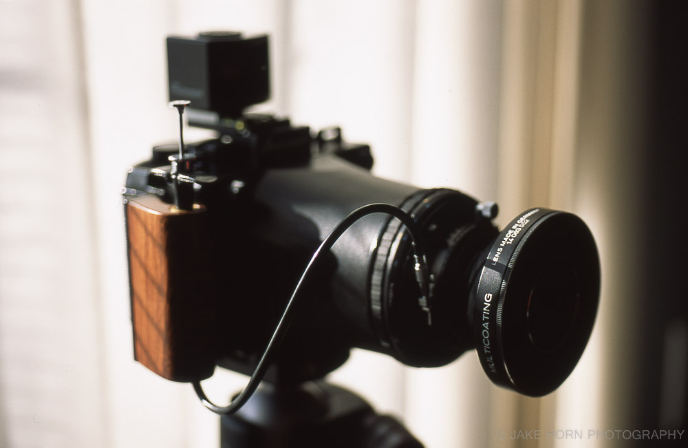 Using the Fotoman Viewfinder and 120mm f8 Super-Angulon XL