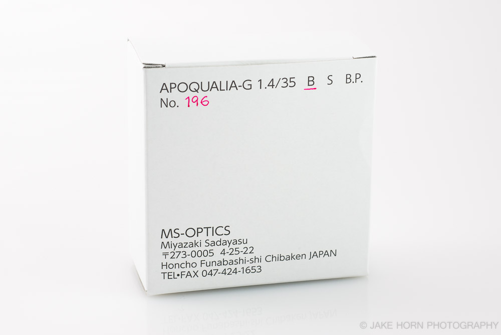 MS-Optical Apoqualia 35mm 1.4 Review: Part 1 — Jake Horn MS-Optical Apoqualia 35mm 1.4 Review: Part 1 — Jake Horn