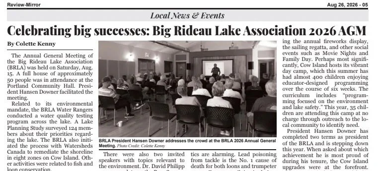 BRLA AGM - Review Mirror Article Aug 26, 2026