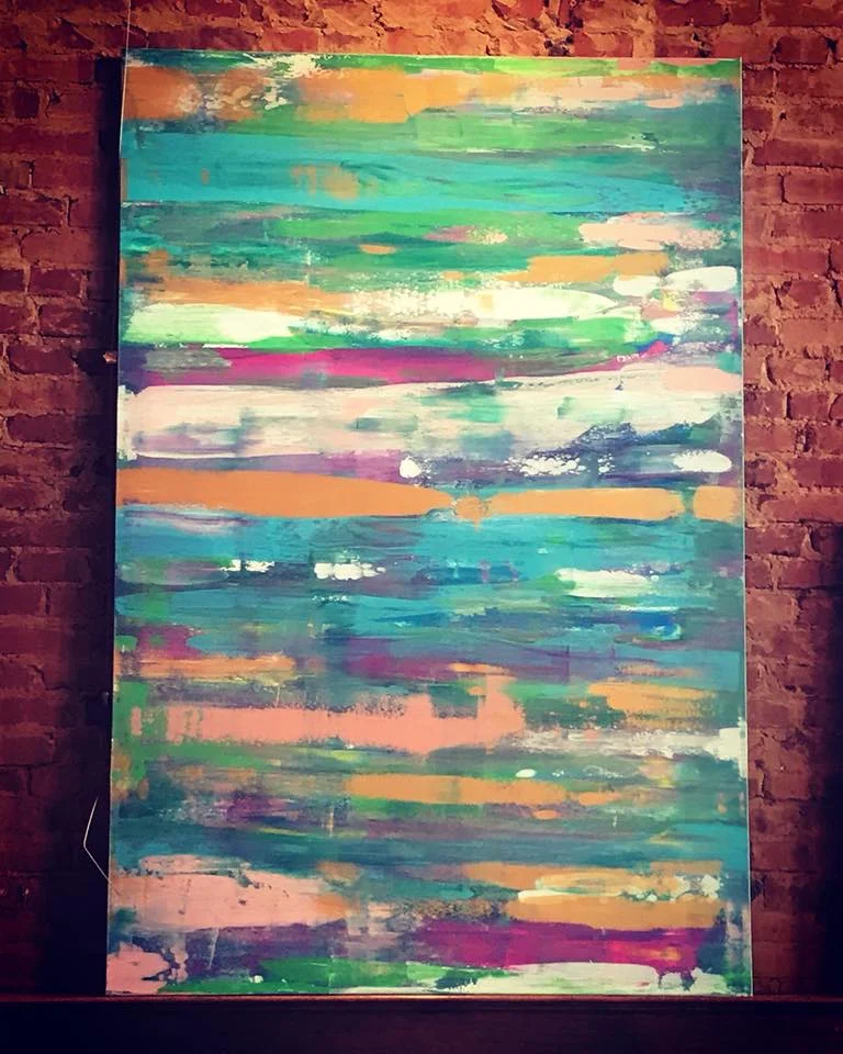 Escape, 48 x 72 Acrylic on Canvas