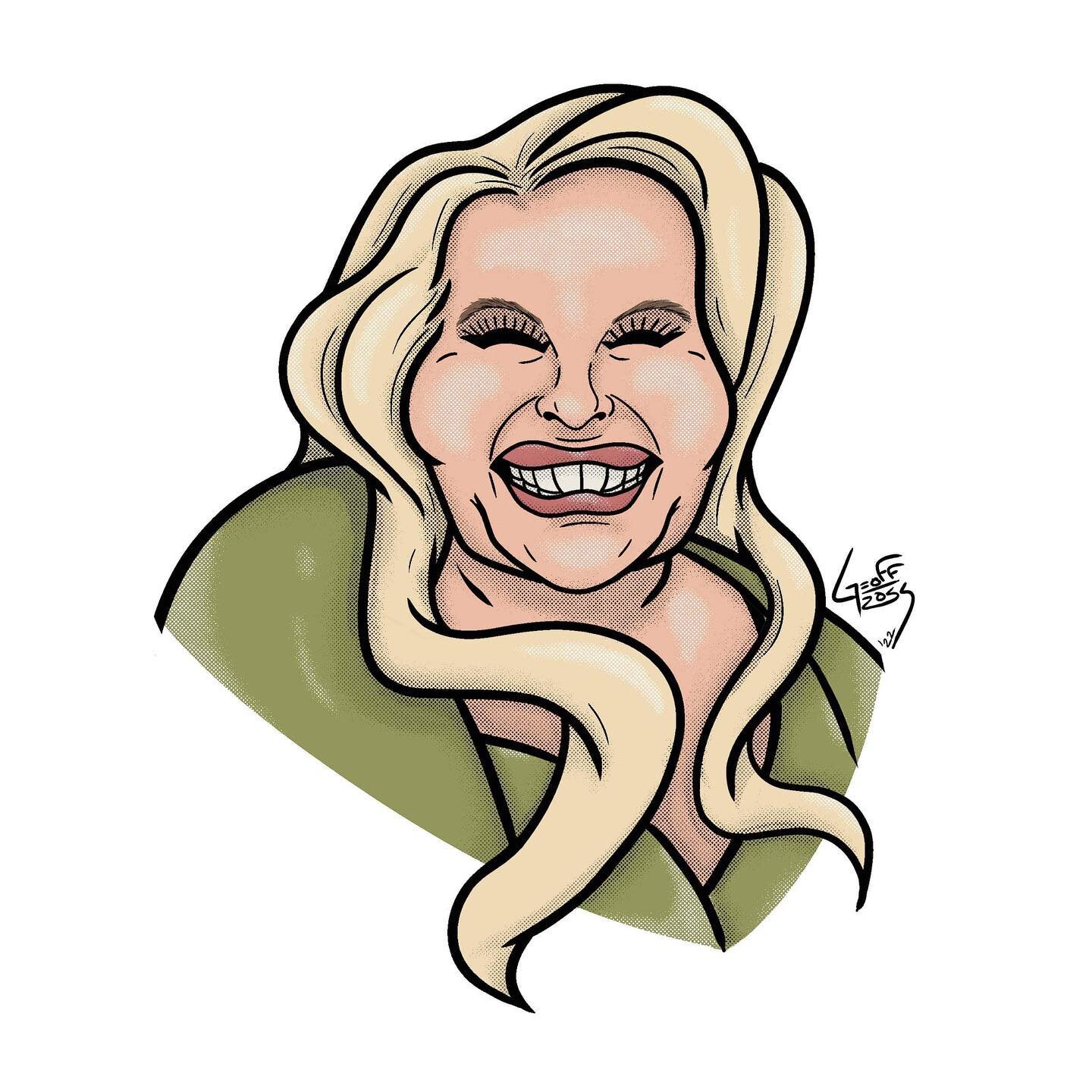 Super lazy with posting work lately, but I couldn&rsquo;t resist a caricature of the great @theofficialjencoolidge from my new addiction; @thewhitelotus. Overall amazing cast, but #jennifercoolidge steals the show!