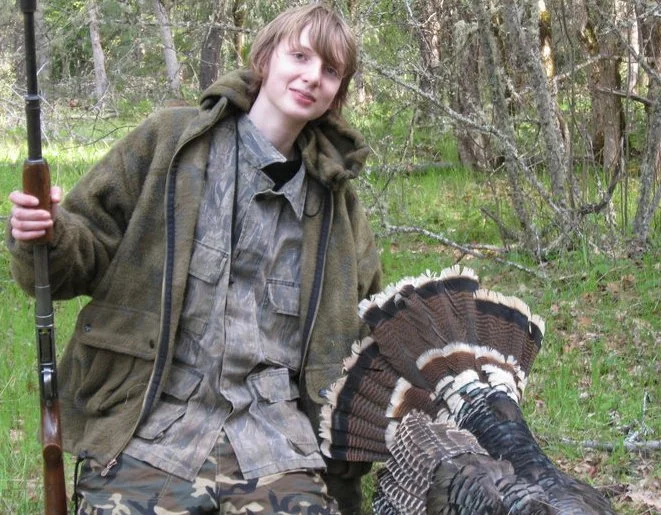 My nephew, Dalton, on a successful wild turkey hunt several years ago.