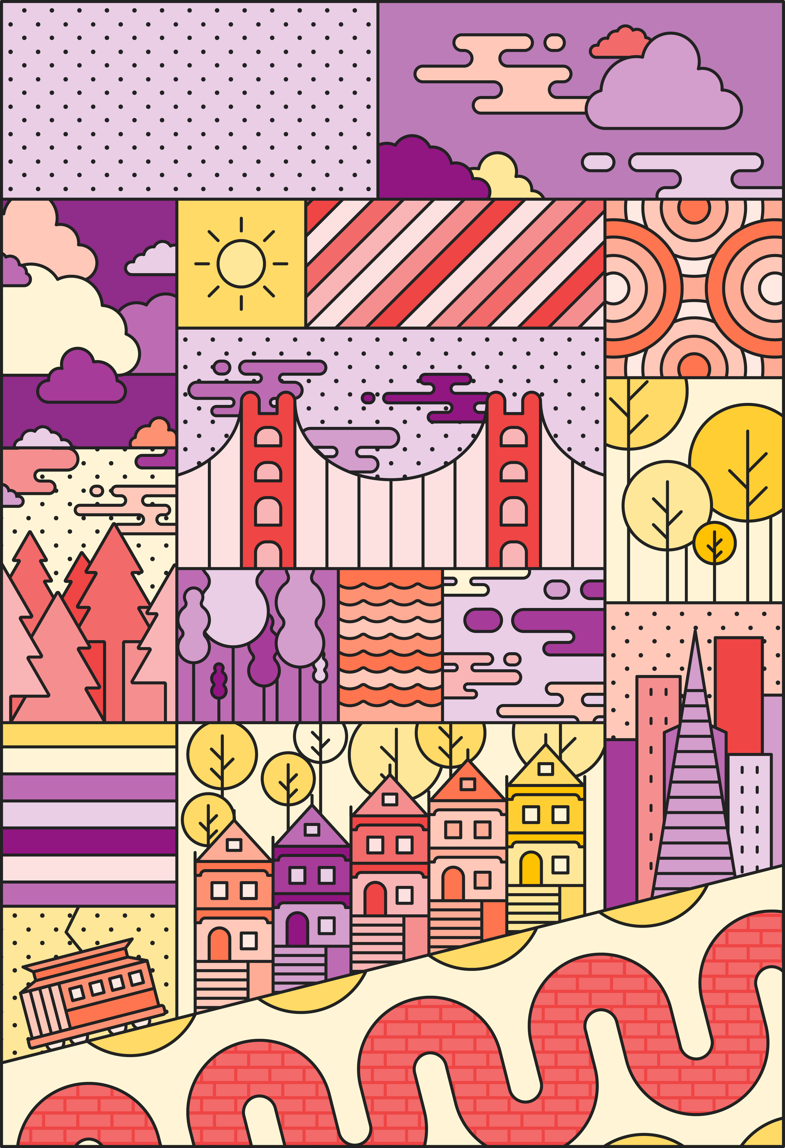 Full San Francisco illustration.