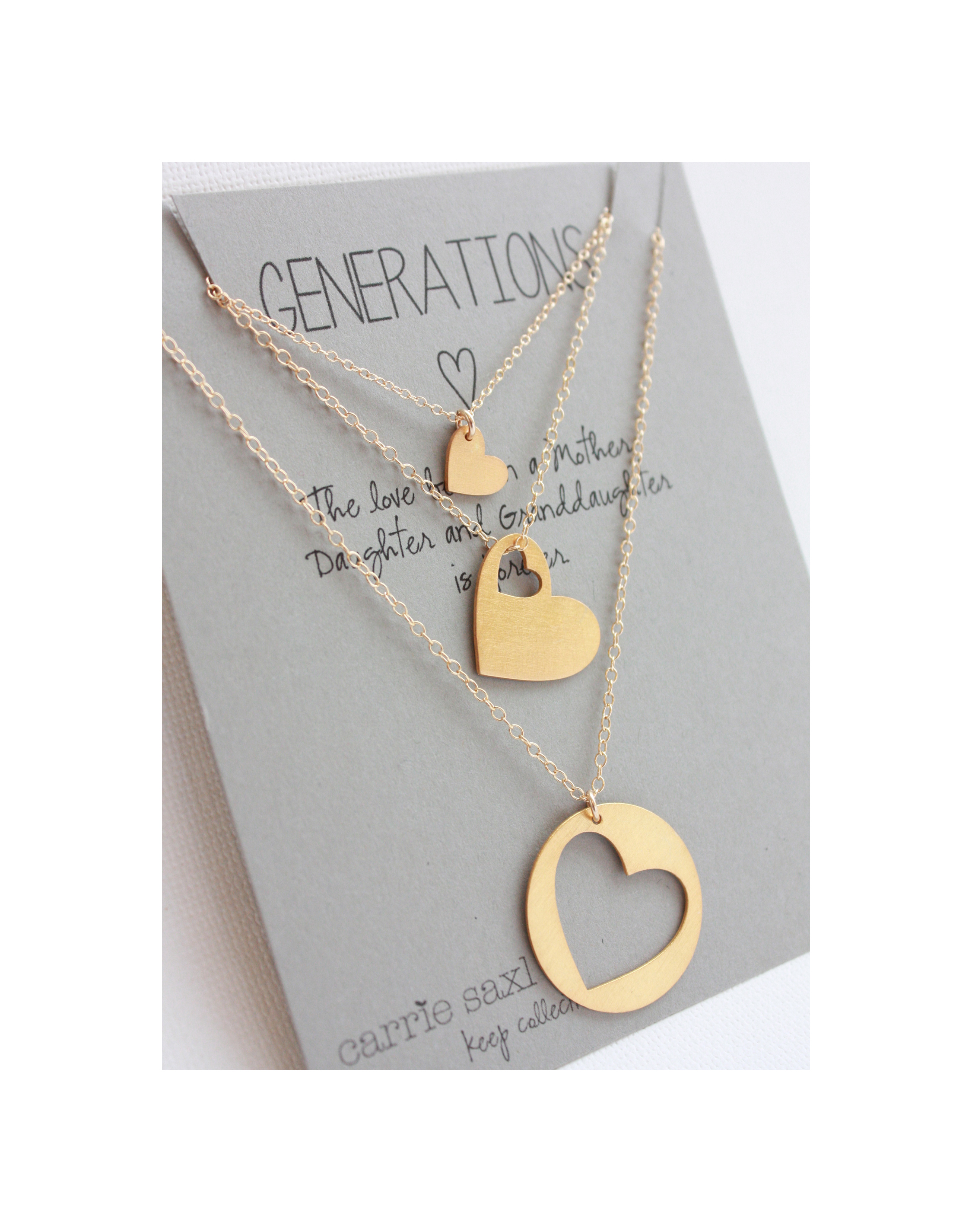Generations Necklace for Grandma – BeWishedGifts