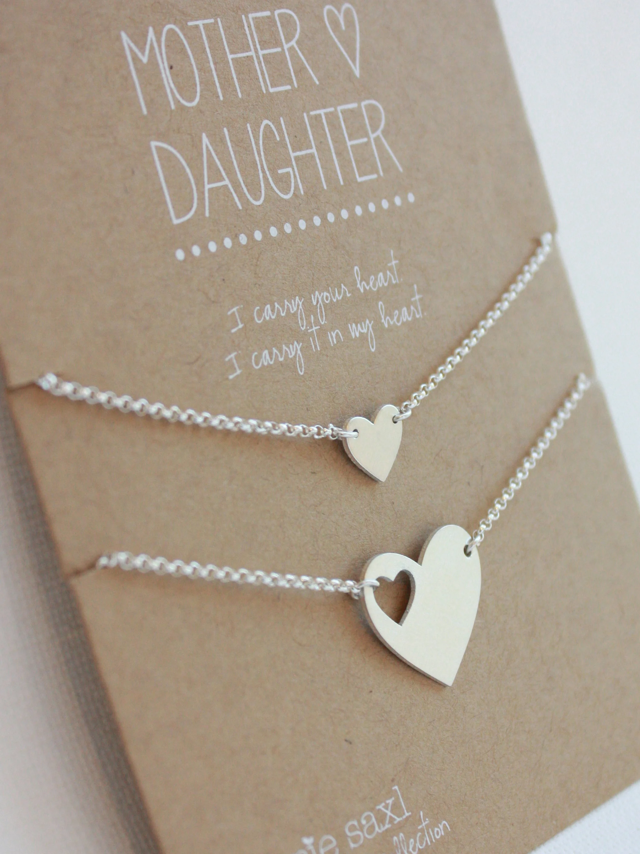 Hearts bracelet set - Silver