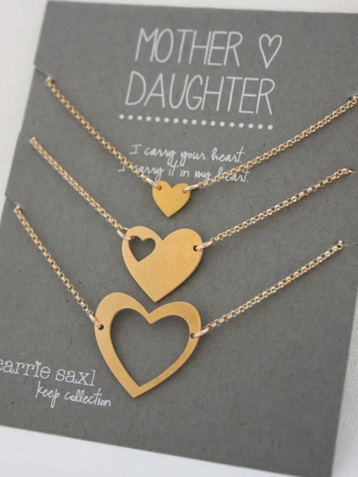 Generations Hearts Bracelet Set - Gold