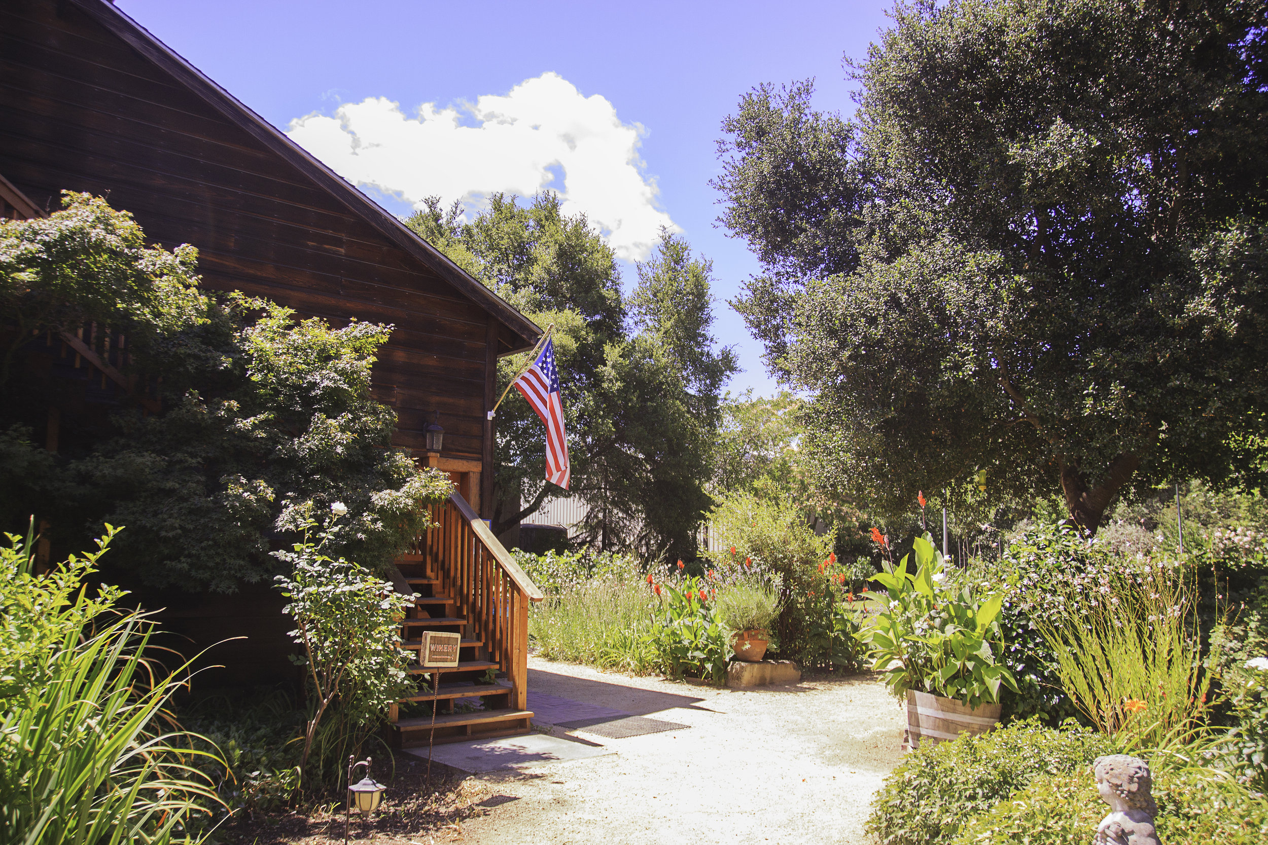 Walkway at Prager Winery