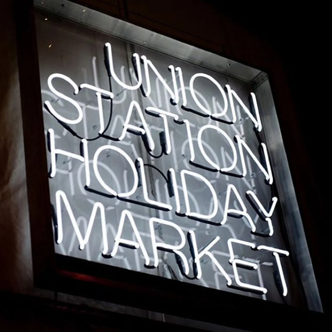 THE UNION STATION HOLIDAY MARKET: Dec. 5 - 16, 65 Front St. W. (The Oak Room), Toronto. Showcases unique goods from specialty retail vendors, artisans, designers, food merchants and cultural institutions. 