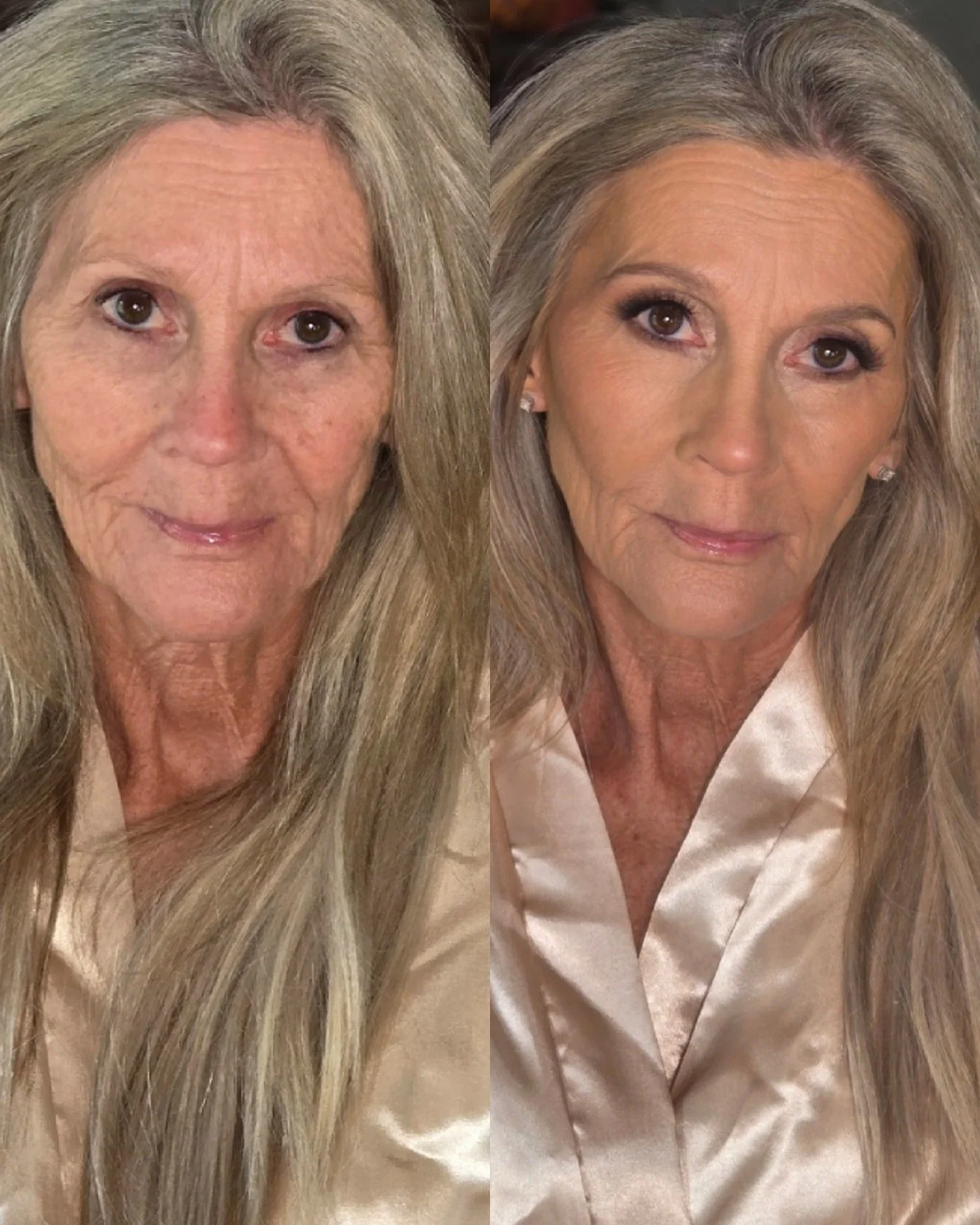 This sweet mama was giving herself a hard time for her skin, her wrinkles, etc. I took some time telling her how beautiful her eyes were and reminding her that wrinkles tell the story of a life well-lived and I truly enjoyed getting to know her ❤️

D