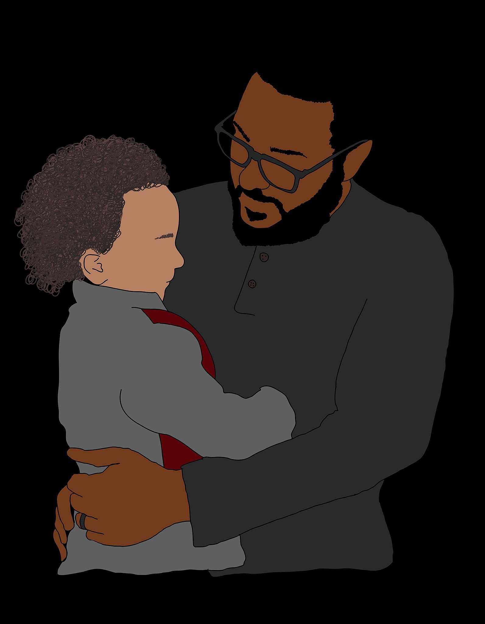 I'm sending out the last few orders for these today so I can take 5 more before December 23rd! 🎄❤️ 

If anyone needs a last minute Christmas gift, I draw these based on personal photos you send and then I email a link to download these so you can pr