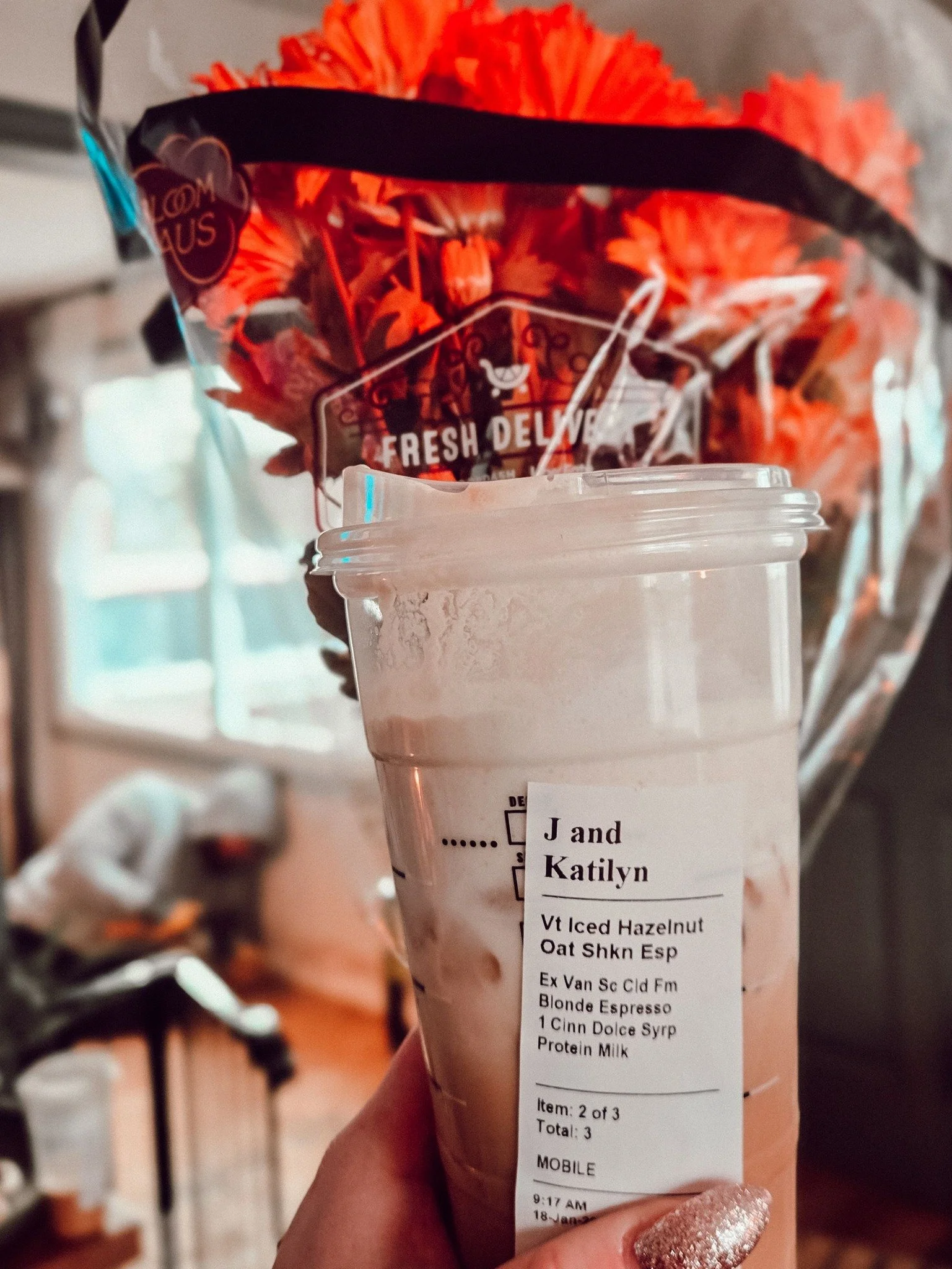 I don't usually like to brag but my husband let me sleep in then woke me up to coffee, breakfast and flowers and now he's helping replace our kitchen floor 🥰

I could fill your screen with even more amazing qualities about this man. Tidbits througho