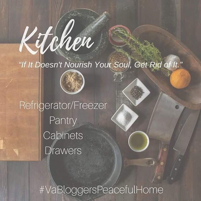 VA Bloggers Peaceful Home Organization Kitchen