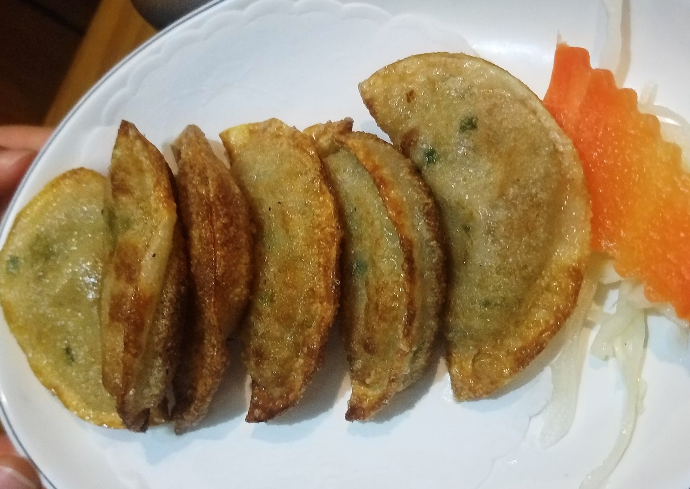 Korean BBQ Yaki Mandu Pan Fried Dumplings